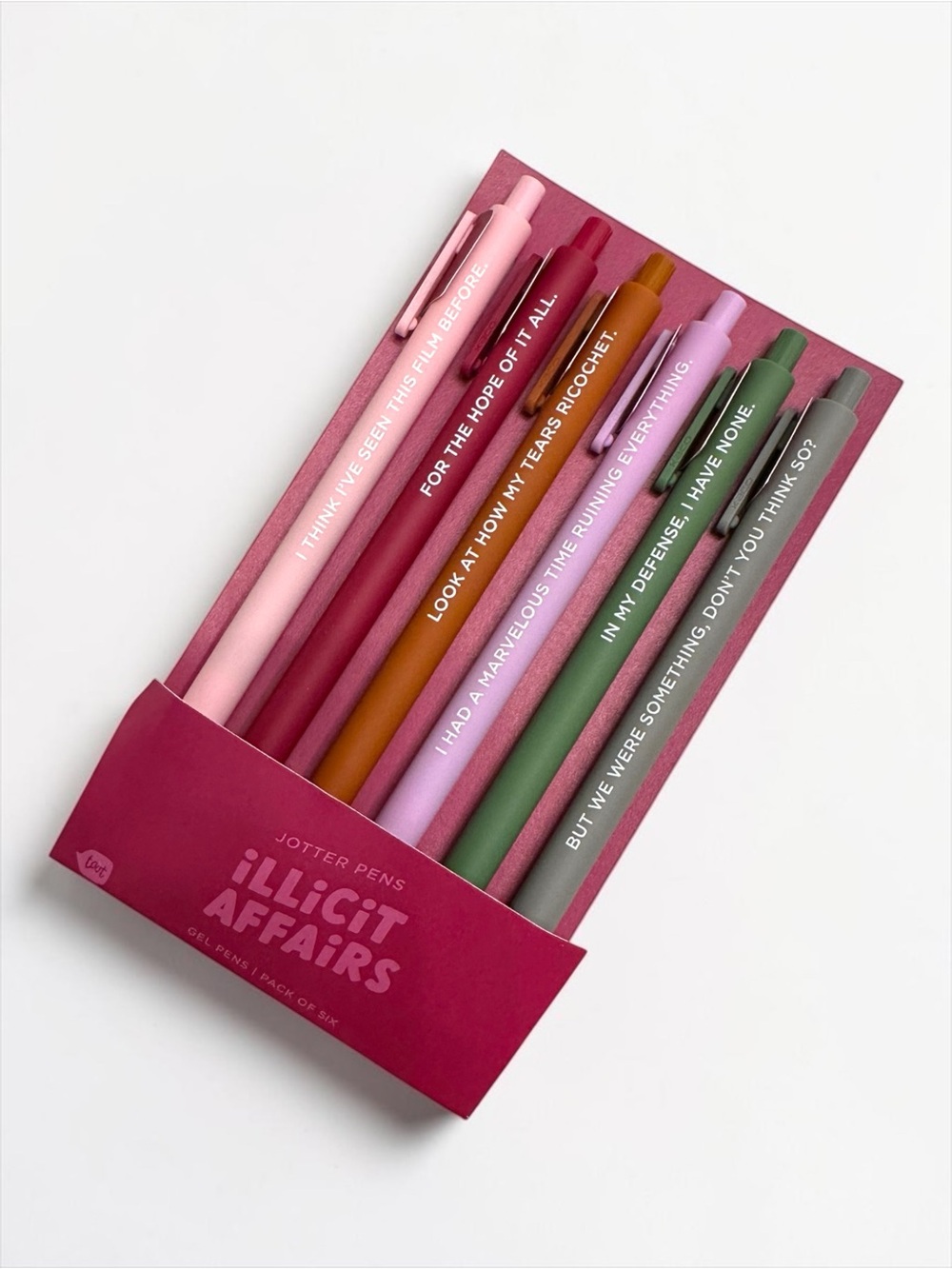 Taylor Swift Eras Tour Illicit Affairs Jotter Gel Pen Set 6 Pack NWT